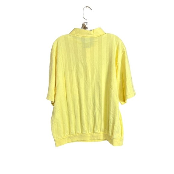 Tropi-Cool XLG RG Mens Short Sleeve Banded Hem Knit Polo Casual Shirt VTG - Picture 2 of 5